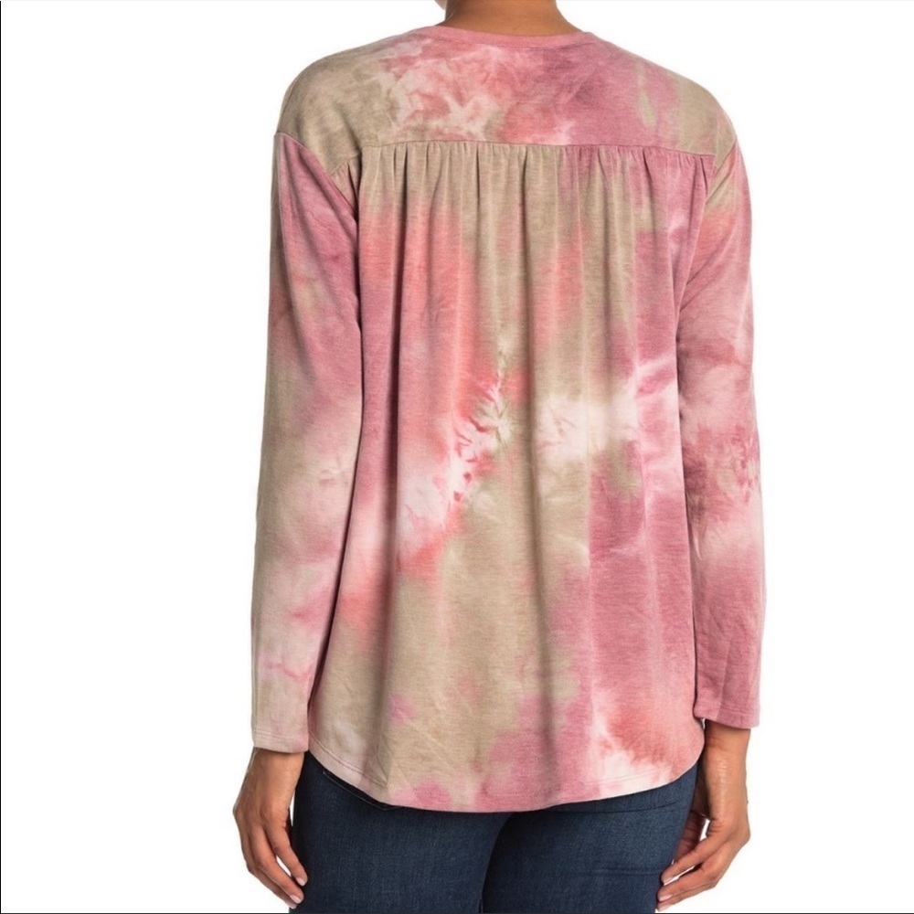 White Willow Tie Dye Long Sleeve Pullover Sz Small - Picture 10 of 11
